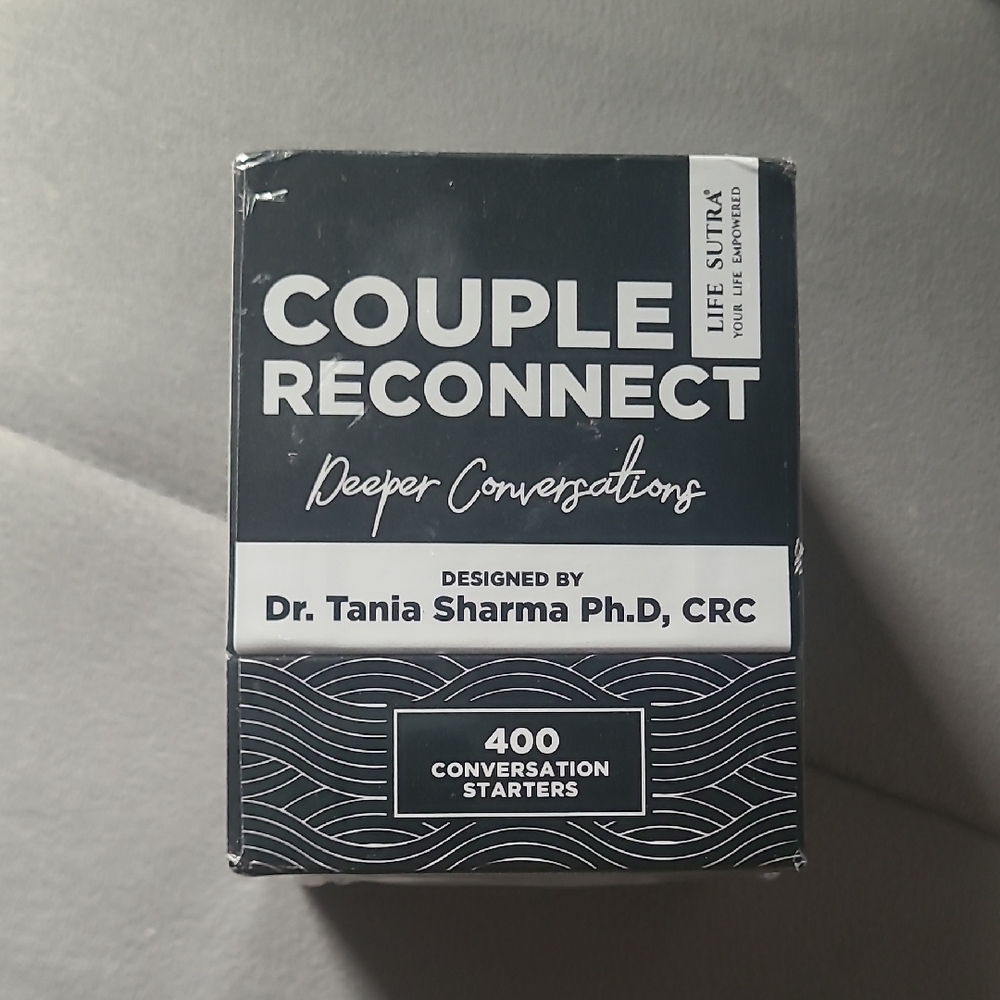 Couple Reconnect Card Game - Black